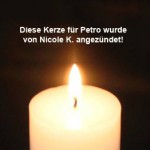 kerze für petro von nicole k angezündet